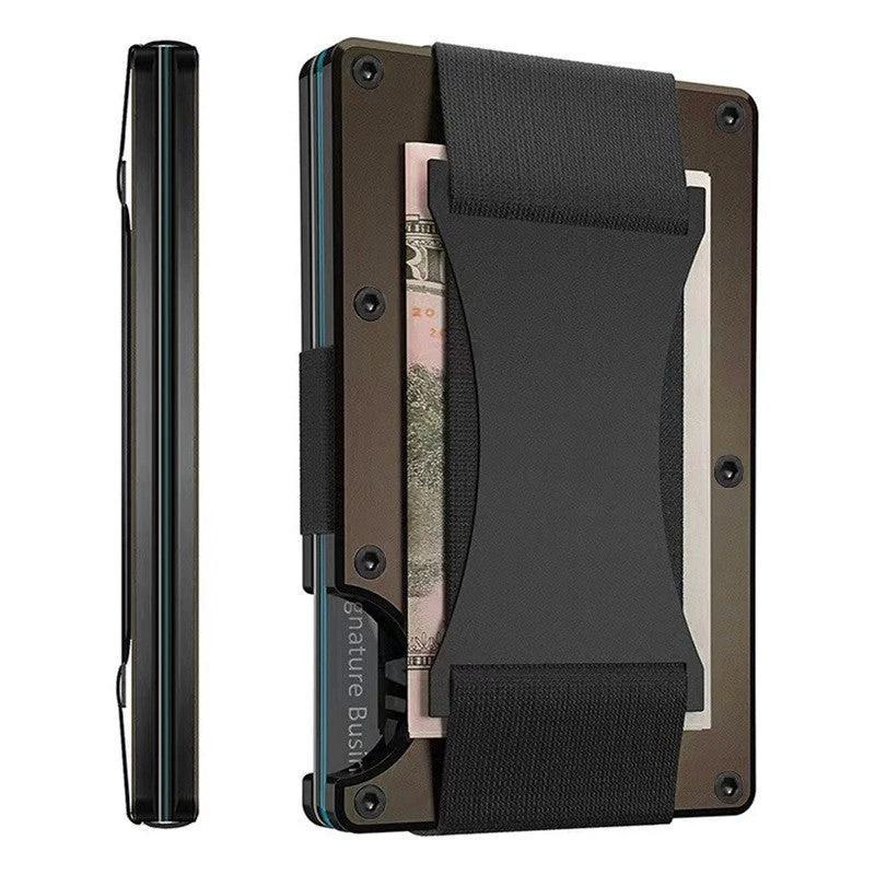 Clip-on Aluminum Alloy Anti-theft Card Holder by BowLift