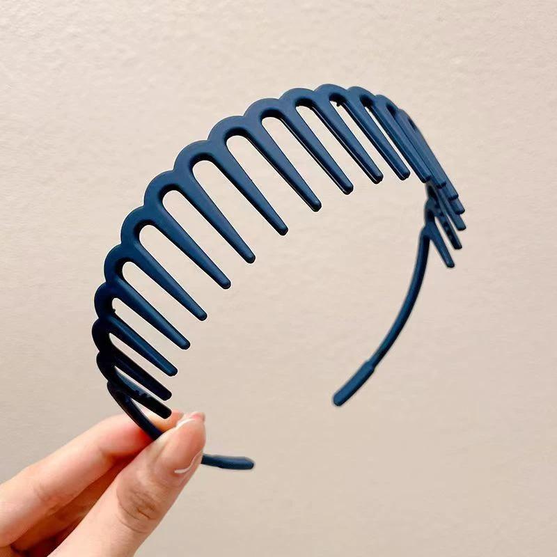 Stylish Matte Face Wash Headband with Teeth for Anti-Slip by BowLift