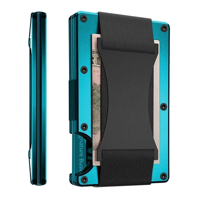 Clip-on Aluminum Alloy Anti-theft Card Holder by BowLift