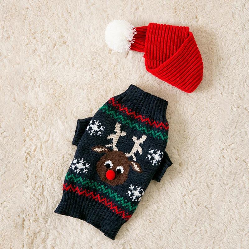 Warm Christmas clothing for pets by Bowlift