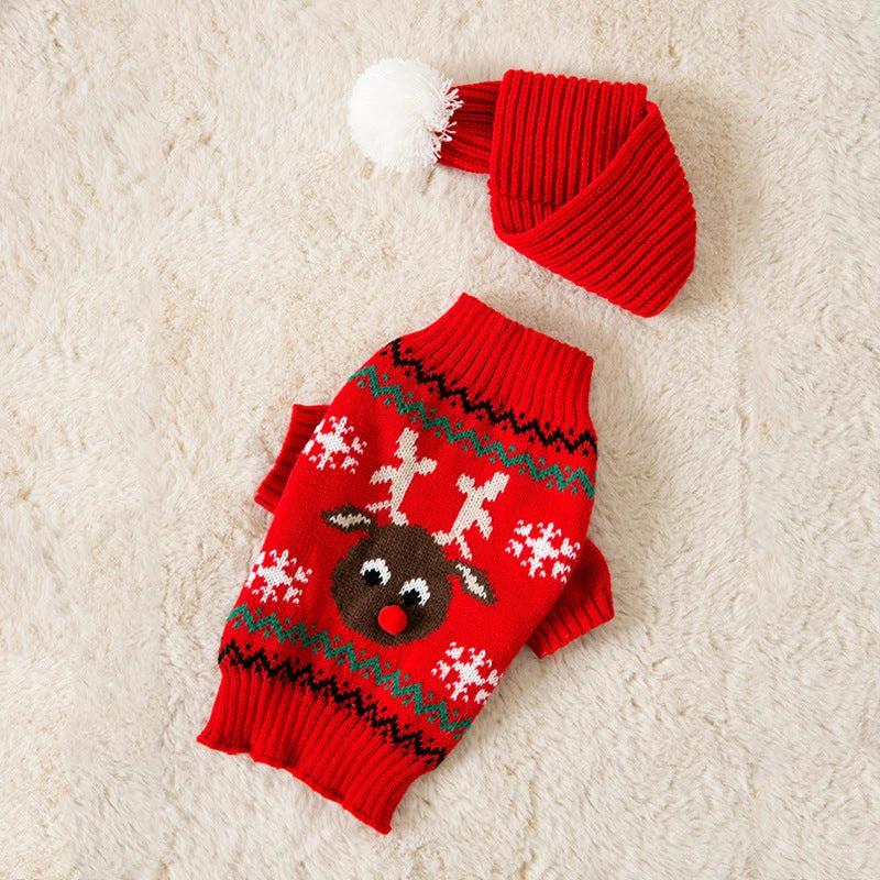 Warm Christmas clothing for pets by Bowlift