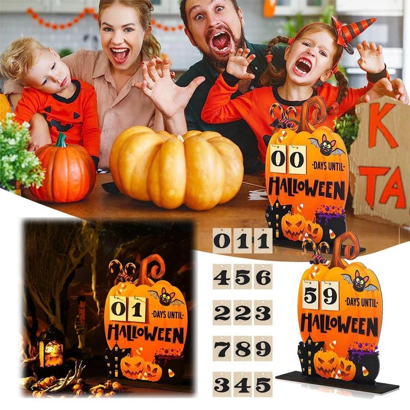Wood Halloween Advent Calendar by Bowlift