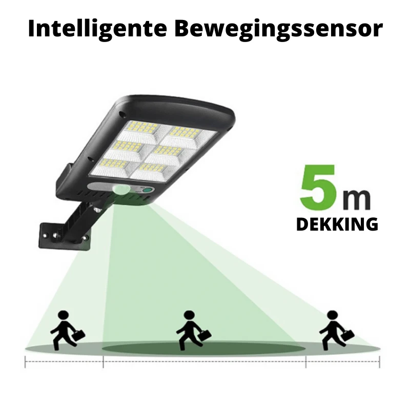 SolarBright Motion Sensor Garden Lamp – Wireless IP65 Outdoor LED Light with Remote Control & 6000K Cool White Illumination by BowLift
