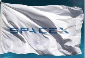 Spacex Black Flag -3x5 ft by flagsshop