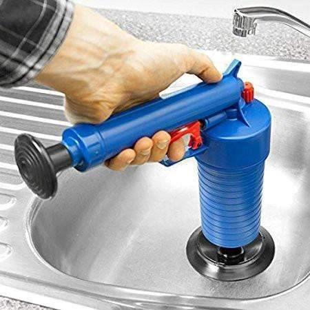 High Pressure Air Drain Blaster - Drain Cleaner Clogged Pipes and Drains by BowLift