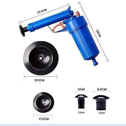 High Pressure Air Drain Blaster - Drain Cleaner Clogged Pipes and Drains by BowLift