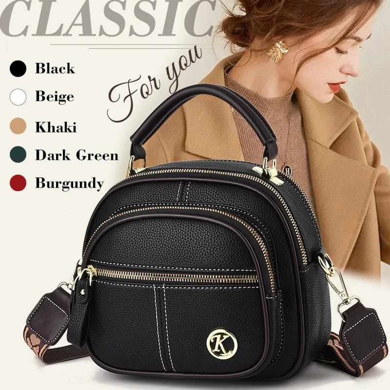Handbag Crossbody PU Leather Shoulder Bag by BowLift