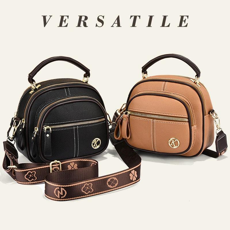 Handbag Crossbody PU Leather Shoulder Bag by BowLift