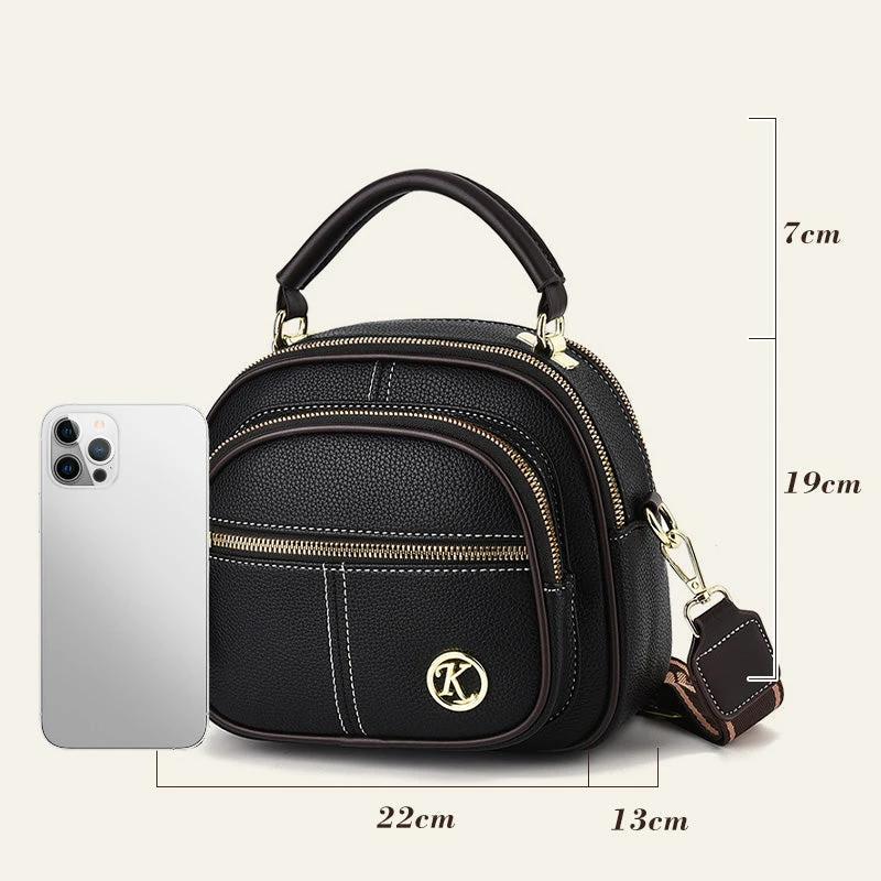 Handbag Crossbody PU Leather Shoulder Bag by BowLift
