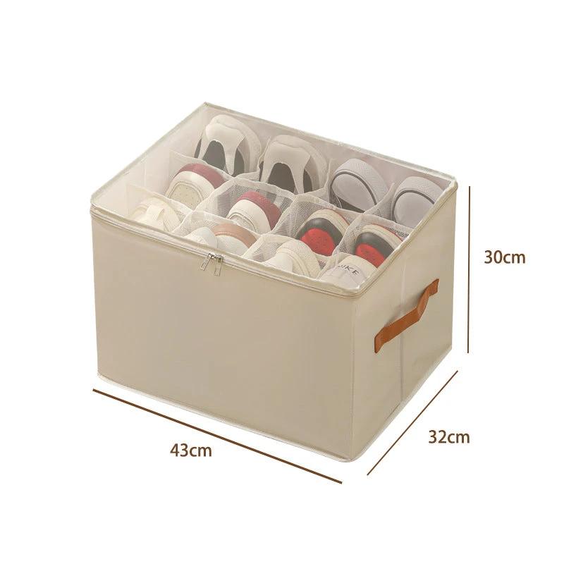 Foldable Shoe Organizer for Closet by BowLift