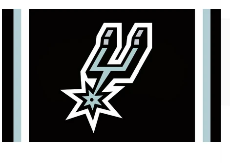 San Antonio Spurs Flag-3x5FT Banner-100% polyester by flagsshop