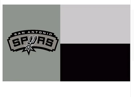 San Antonio Spurs Flag-3x5FT Banner-100% polyester by flagsshop