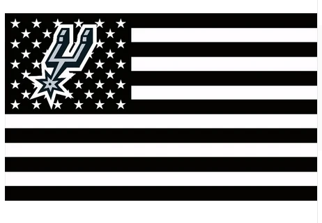 San Antonio Spurs Flag-3x5FT Banner-100% polyester by flagsshop