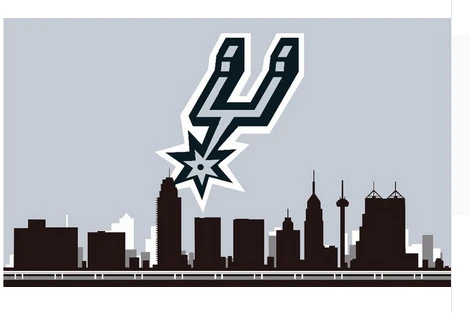 San Antonio Spurs Flag-3x5FT Banner-100% polyester by flagsshop