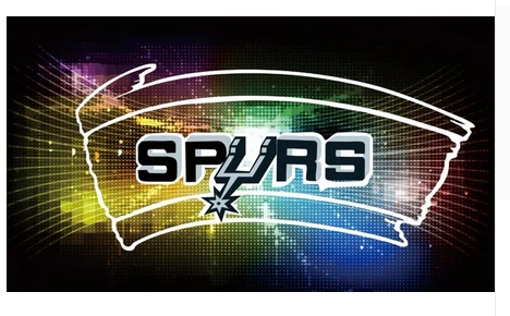 San Antonio Spurs Flag-3x5FT Banner-100% polyester by flagsshop