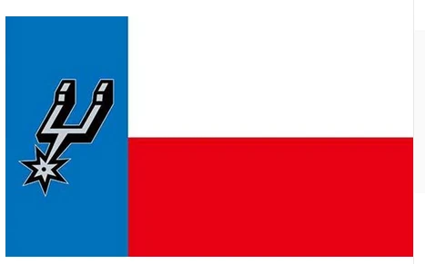 San Antonio Spurs Flag-3x5FT Banner-100% polyester by flagsshop