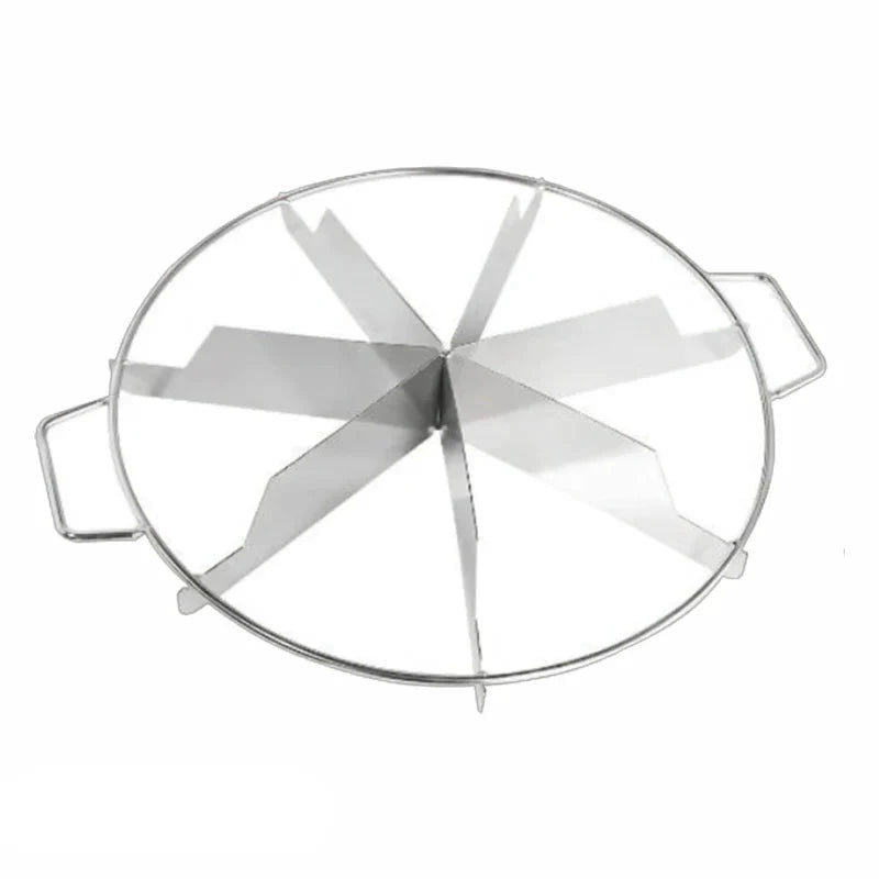 Stainless Steel Cake Cutter and Slicer Adjustable Pastry Portion Marker by Bowlift