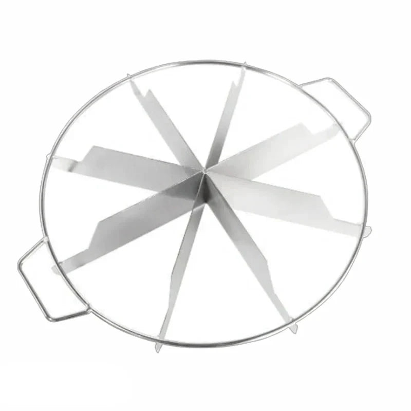 Stainless Steel Cake Cutter and Slicer Adjustable Pastry Portion Marker by Bowlift