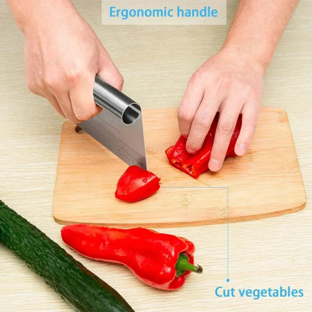 Stainless Steel Cake Scraper Dough Cutter Pastry Spatula Baking Tool by Bowlift