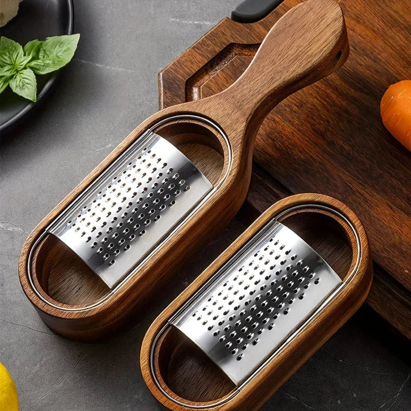 Stainless Steel Cheese Grater with Storage Box Multi-Purpose Shredder by Bowlift
