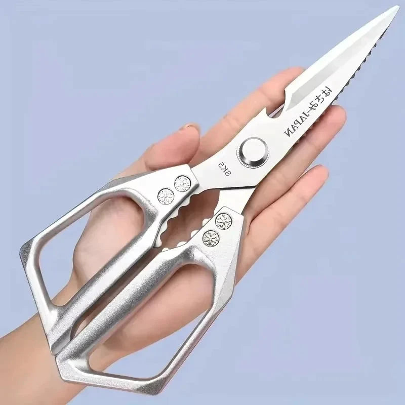 Stainless Steel Chicken Bone Scissors Multifunction Kitchen Food Shears by Bowlift