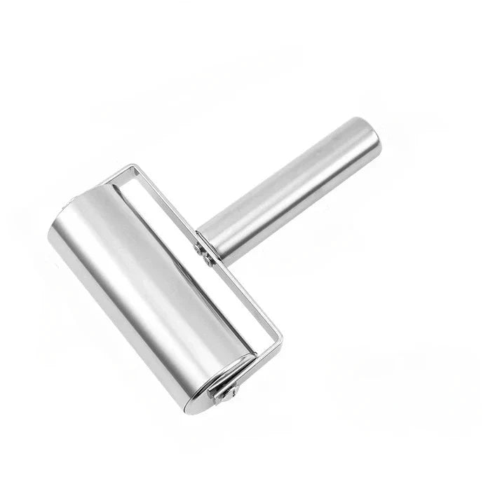 Stainless Steel Dough Roller Nonstick Rolling Pin Home Baking Tools by Bowlift