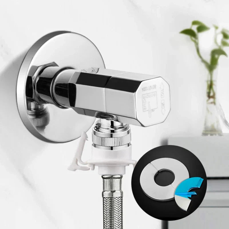Stainless Steel Faucet Cover Self-Adhesive Faucet Shower Water Pipe by Bowlift