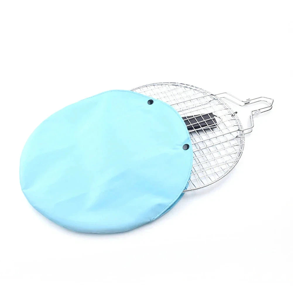 Stainless Steel Folding Grill Net Clip Square Grill Net Detachable Grill by Bowlift