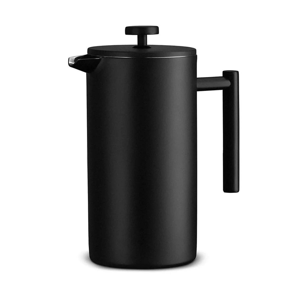 Stainless Steel French Press Double Wall Insulated Coffee Tea Maker by Bowlift