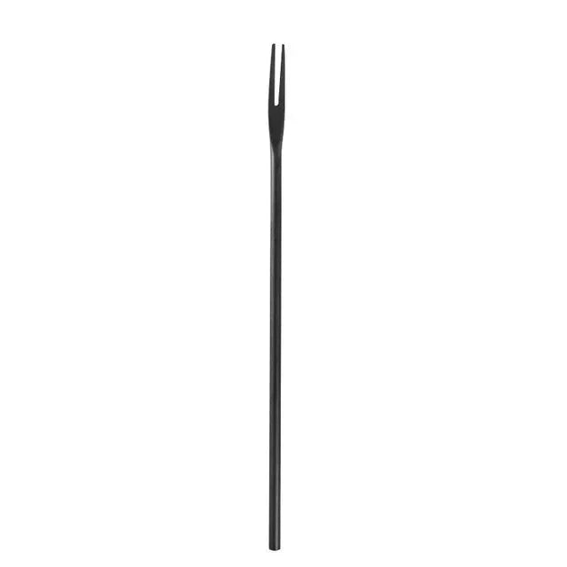 Stainless Steel Fruit Fork For Dessert Cake Snack Forks Tableware by Bowlift