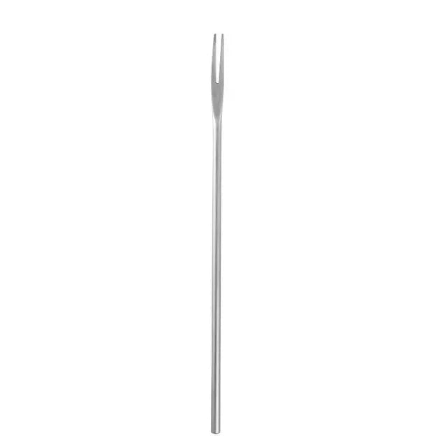 Stainless Steel Fruit Fork For Dessert Cake Snack Forks Tableware by Bowlift
