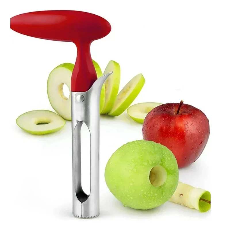 Stainless Steel Fruit Seed Remover Tool Premium Apple Corer Remover by Bowlift