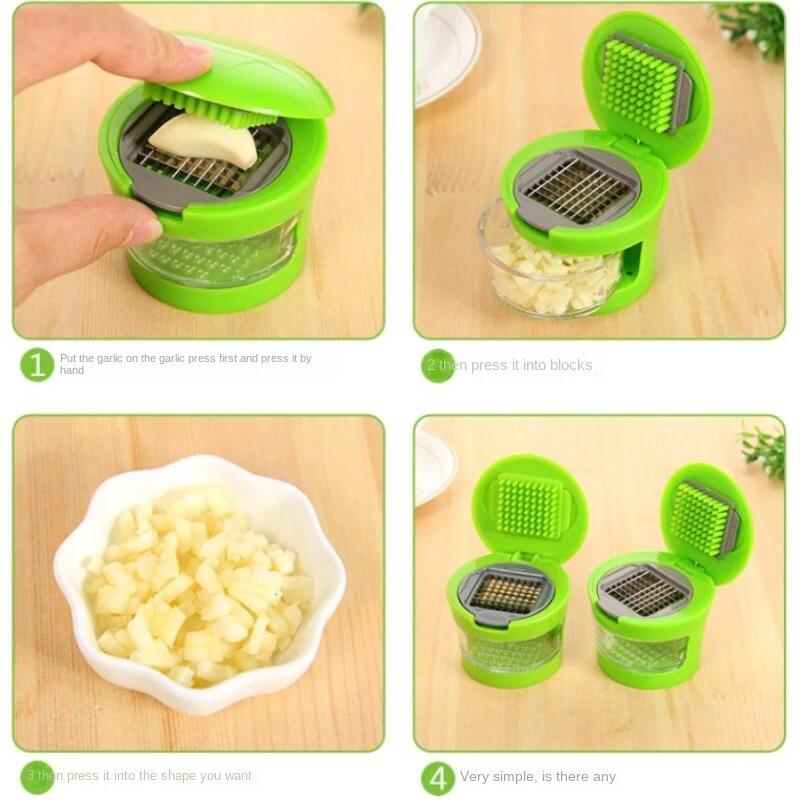 Stainless Steel Garlic Presses Manual Garlic Mincer Garlic Tools by Bowlift