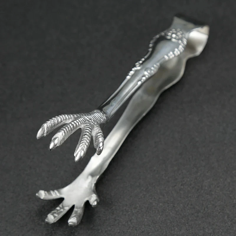 Stainless Steel Ice Tongs Talon Grip Ice and Sugar Bar Kitchen Tong by Bowlift
