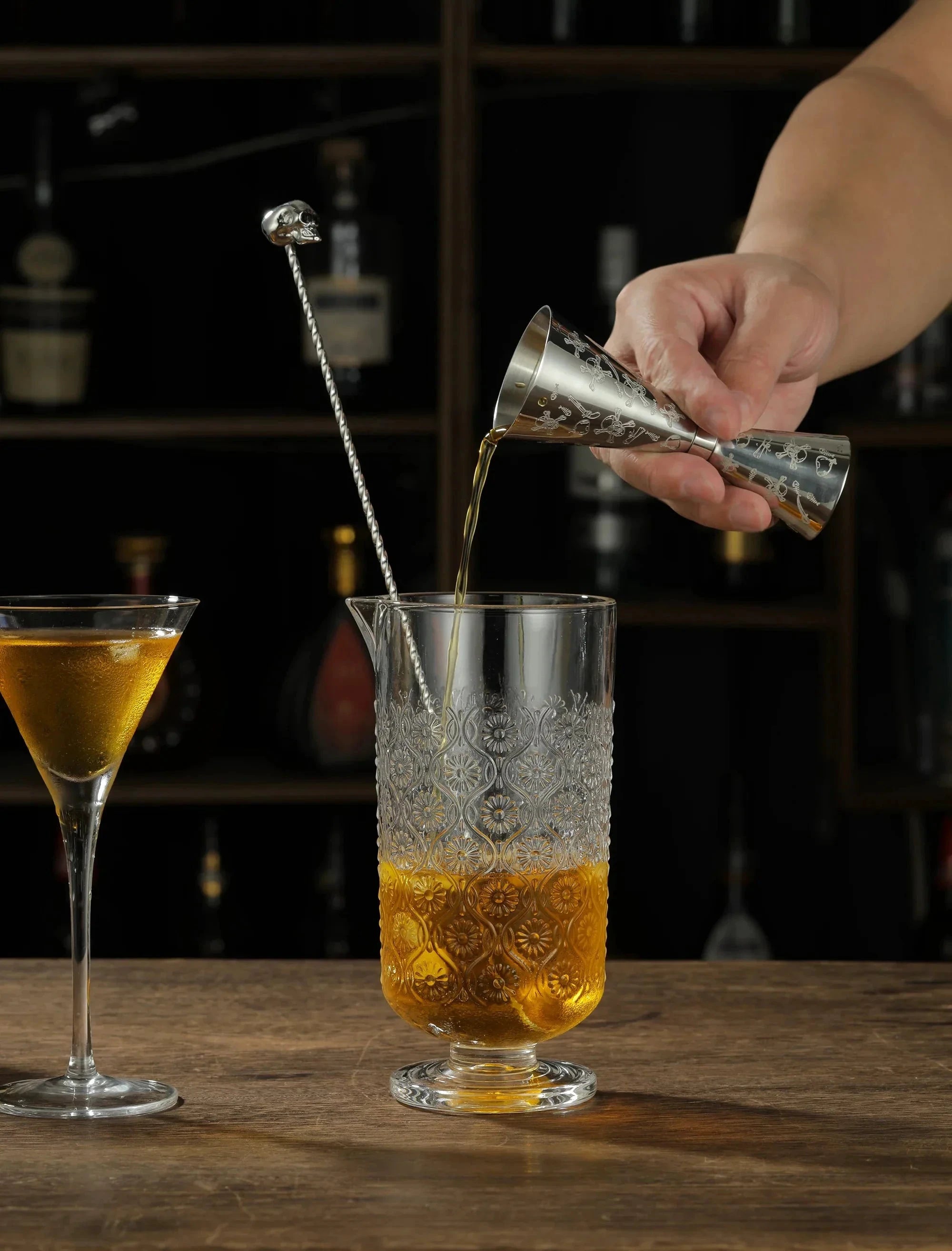 Stainless Steel Jigger Cocktail Jigger Bar Measures Bar Tools Bar Accessories by Bowlift