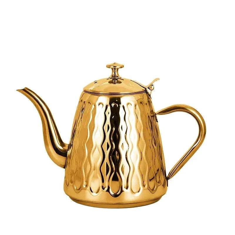 Stainless Steel Kettle with Filter Teapot Tea Kitchen Accessories by Bowlift