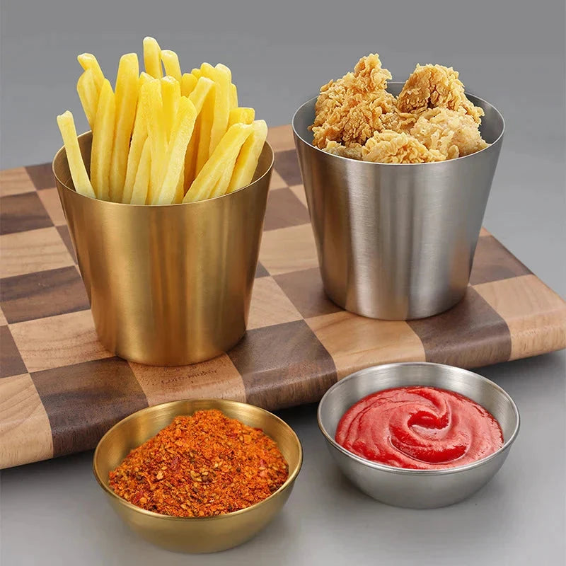 Stainless Steel Kitchen Dipping Sauce Bowl Seasoning Dish Bowl by Bowlift