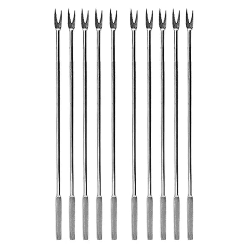 Stainless Steel Kitchen Tools Crackers Picks and Forks Seafood Tools by Bowlift