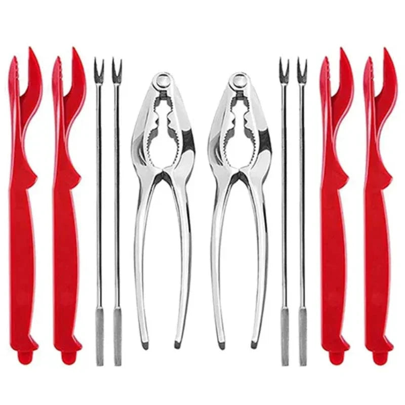 Stainless Steel Kitchen Tools Crackers Picks and Forks Seafood Tools by Bowlift