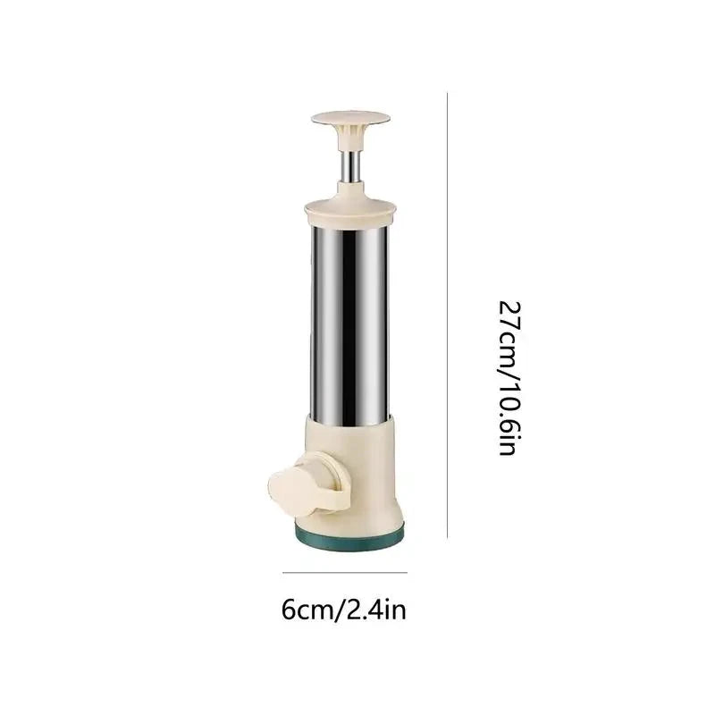 Stainless Steel Manual Filling Sausage Maker and Meat Stuffer Tool by Bowlift