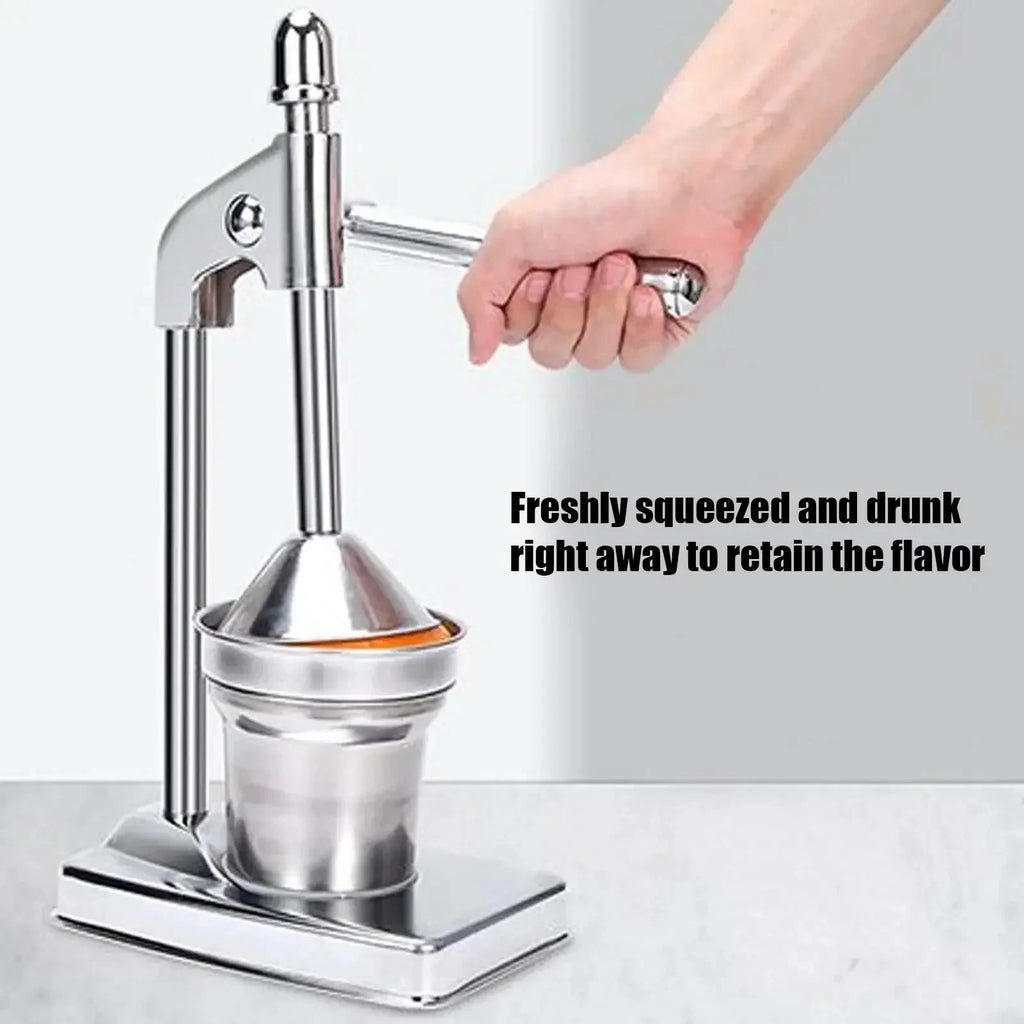 Stainless Steel Manual Juicer Handheld Fruit Vegetable Citrus Press by Bowlift