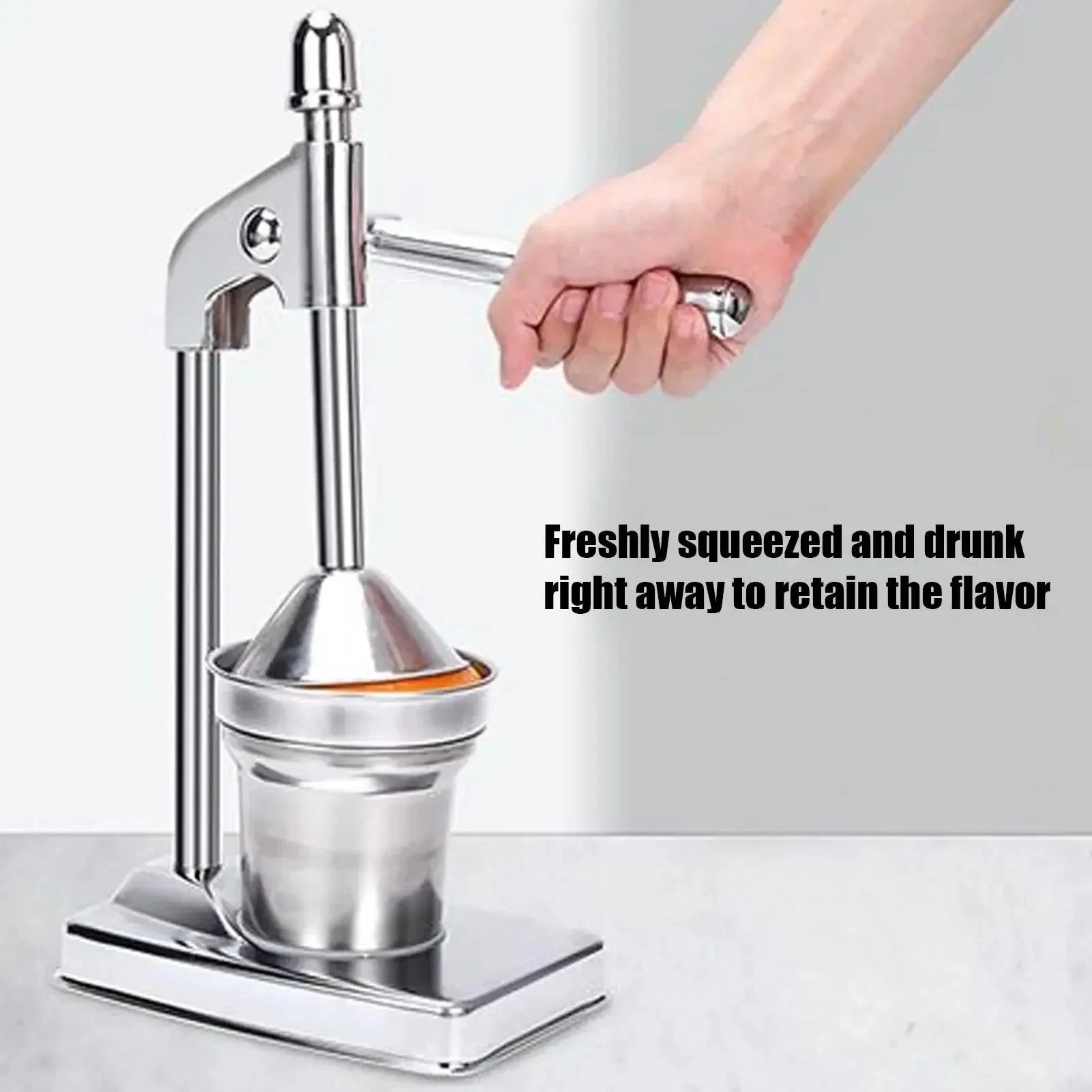 Stainless Steel Manual Juicer Handheld Fruit Vegetable Citrus Press by Bowlift