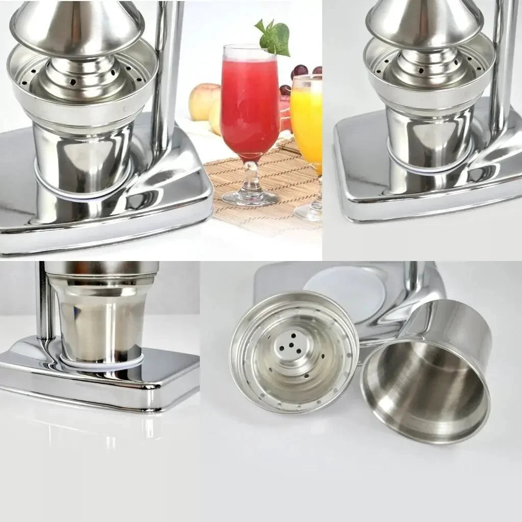 Stainless Steel Manual Juicer Handheld Fruit Vegetable Citrus Press by Bowlift