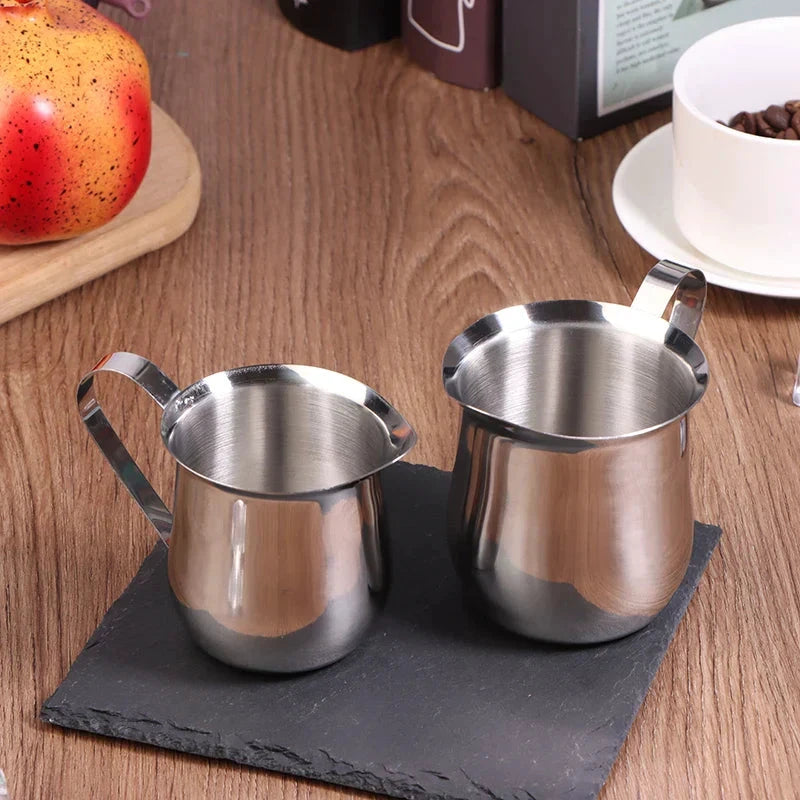 Stainless Steel Milk Frothing Pitcher Coffee Latte Art Measuring Cup by Bowlift
