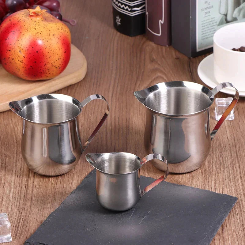 Stainless Steel Milk Frothing Pitcher Coffee Latte Art Measuring Cup by Bowlift