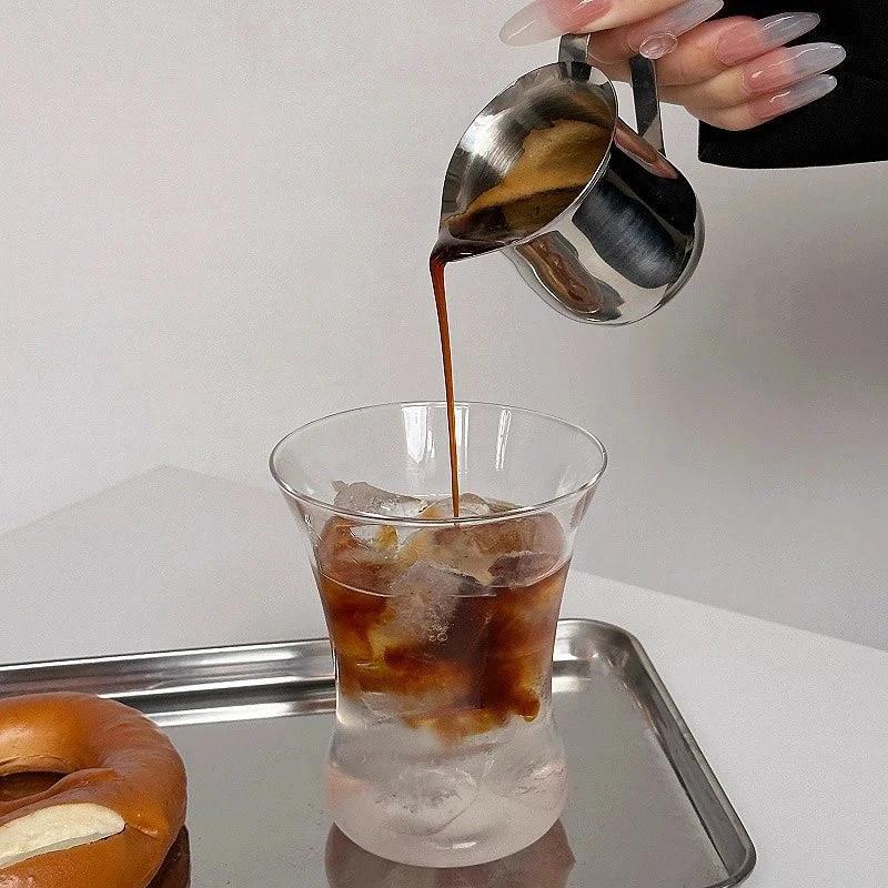Stainless Steel Milk Frothing Pitcher Coffee Latte Art Measuring Cup by Bowlift