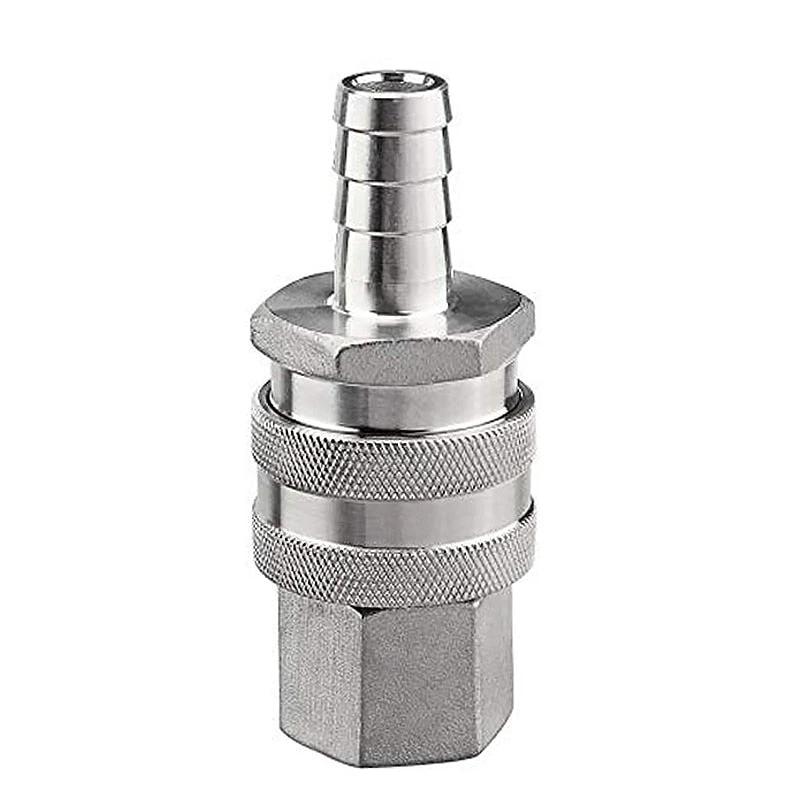 Stainless Steel Moonshine Fitting Connectors 1/2 Beer Set by Bowlift