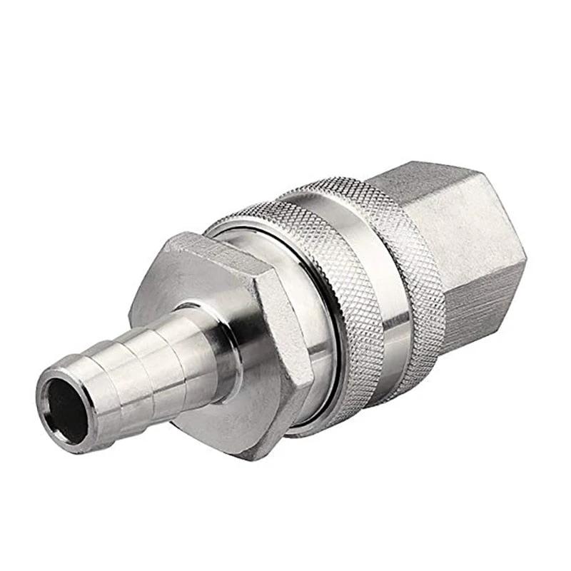 Stainless Steel Moonshine Fitting Connectors 1/2 Beer Set by Bowlift