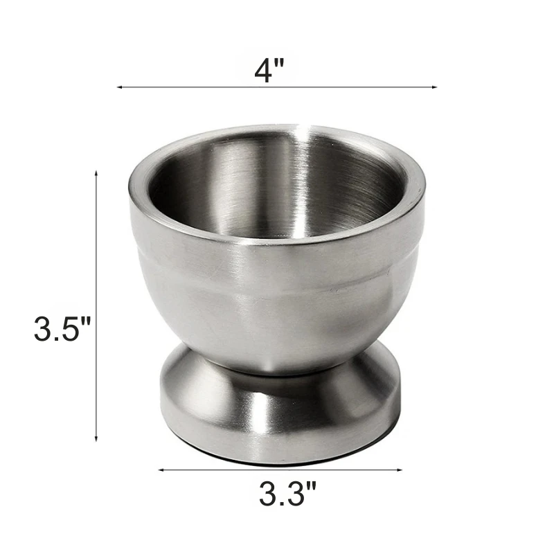 Stainless Steel Mortar and Pestle Spice Grinder Kitchen Tools by Bowlift