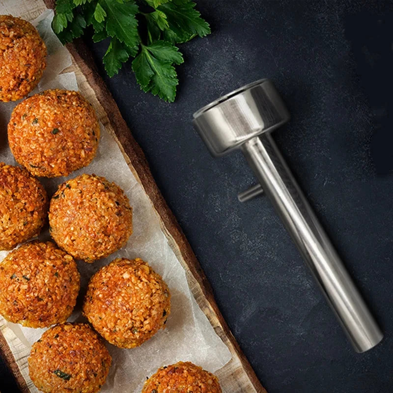 Stainless Steel Non-Stick Meatball Maker Falafel Ball Scoop Molder by Bowlift